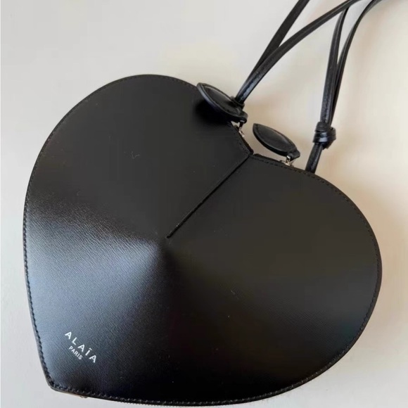 Alaia Handbags - Alaia Black Heart Crossbody Bag